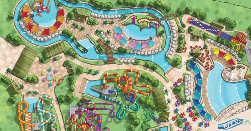 orange water slides